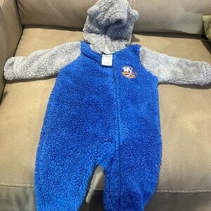 ny islanders 6/9m cozy footies